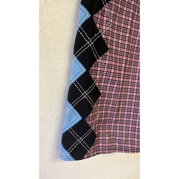 Mada Pink And Blue Board Shorts Sz 30 beachycoastal resort wear - Picture 2 of 10